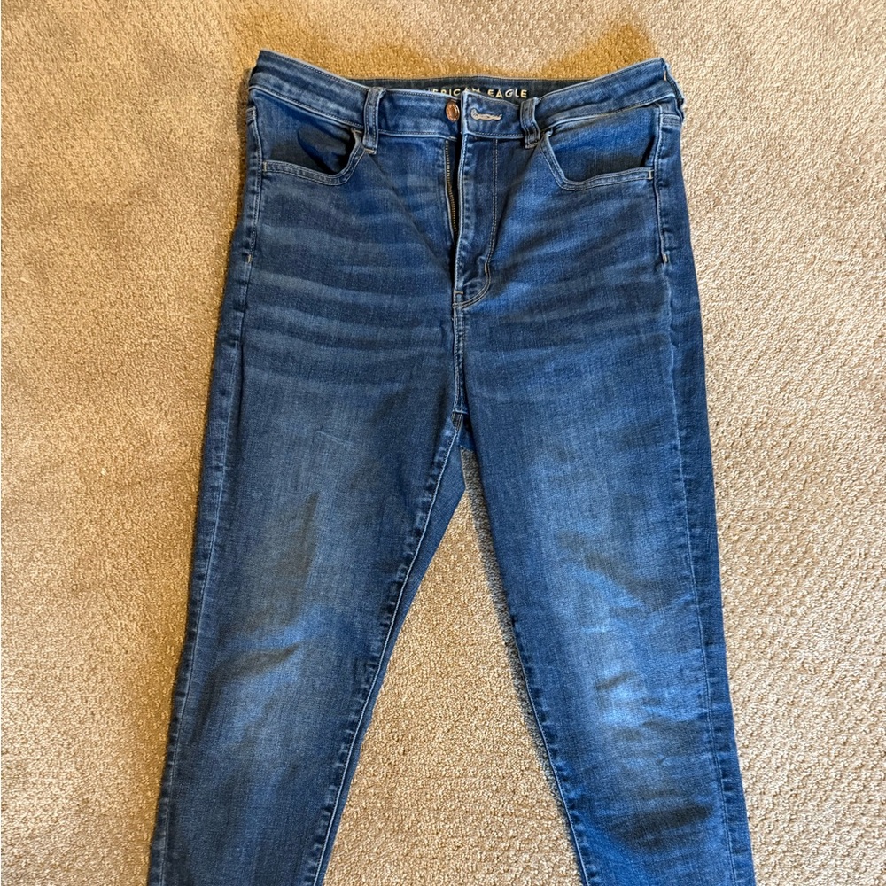AE American Eagle Super High Rise 12S Next Level Jeggings